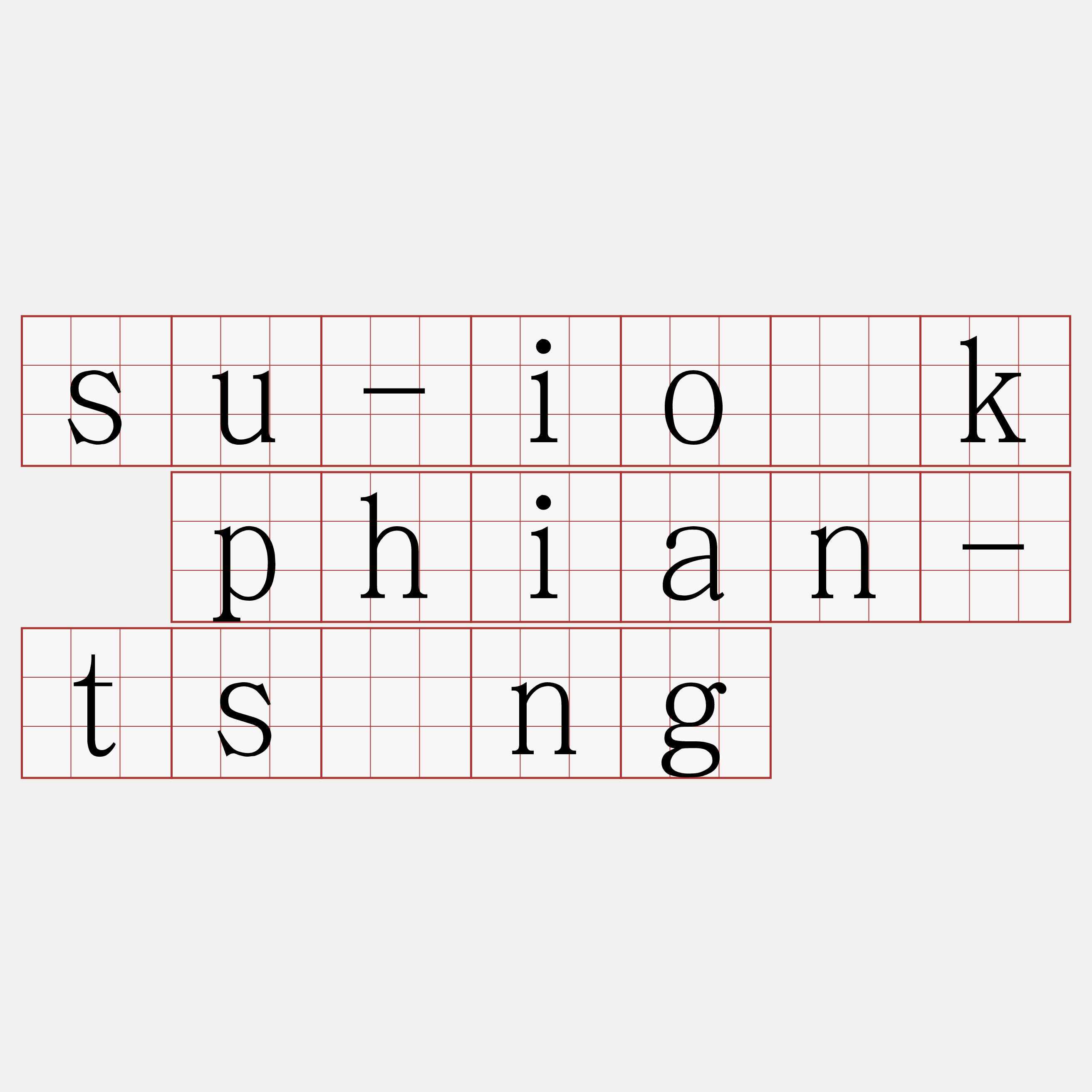 su-io̍k phian-tsîng